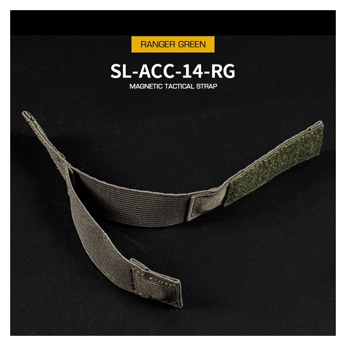 Magnetická páska pro uchycení popruhu - Ranger Green