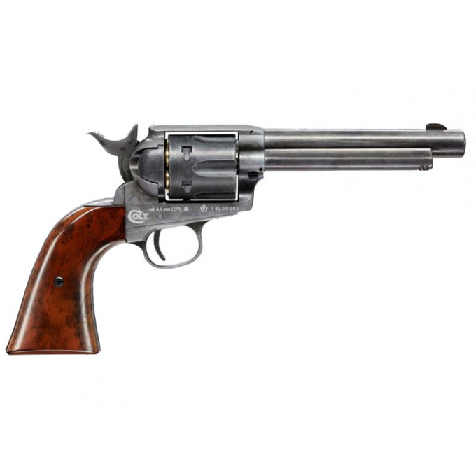 Colt SAA 4,5mm CO2, černá/hnědá