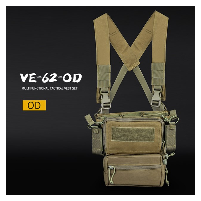 WST Tactical Chest Rig D3-TMVS - Ranger green