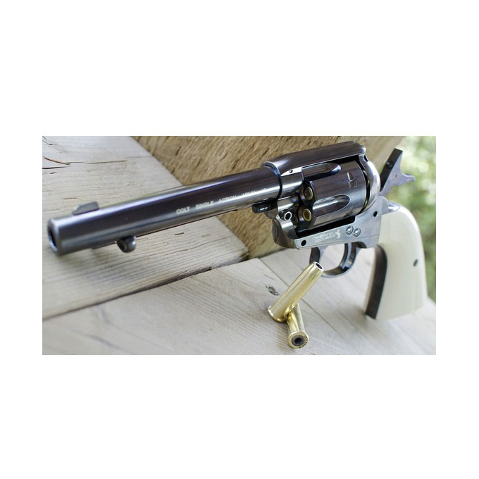 Umarex Colt SAA 4.5mm CO2 Revolver ( Silver / White )