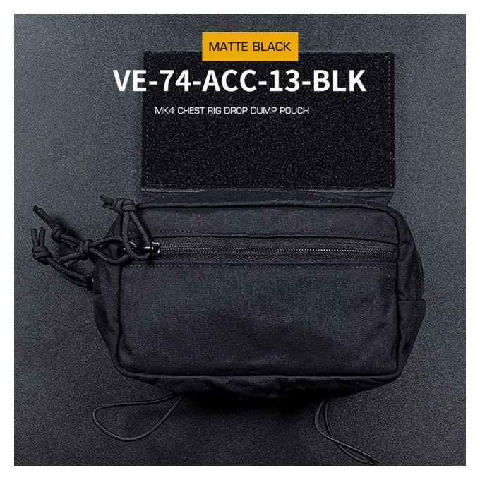 WoSporT MK4 DROP DOWN Pouch – Black | ANAREUS
