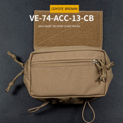 MK4 Chest Rig Drop Dump Pouch - coyote