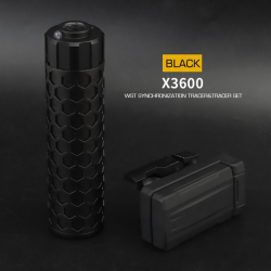 Nasvětlovací tlumič X3600 + chrono - černý