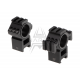 Tri-Side Rail 25.4mm / 30mm Mount Rings - Black