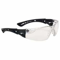Brýle ochranné Bolle RUSH+ BSSI černé - čirá skla