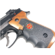 BioHazard M92 Extended - Gen.2, černá/hnědá, celokov, blowback