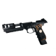 BioHazard M92 Extended - Gen.2, černá/hnědá, celokov, blowback