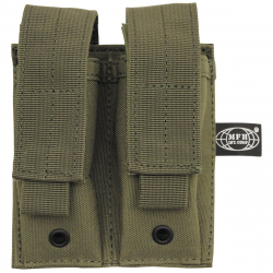 Pouch MOLLE Double the gun. stocks. - OLIVE