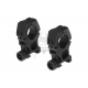 M10 Mount Rings 25.4mm / 30mm - Black