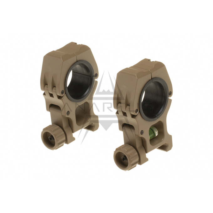 M10 Mount Rings 25.4mm / 30mm - TAN