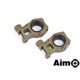M10 Mount Rings 25.4mm / 30mm - TAN
