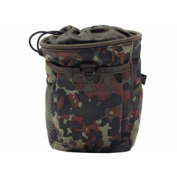 MOLLE pouch for empty containers Flecktarn