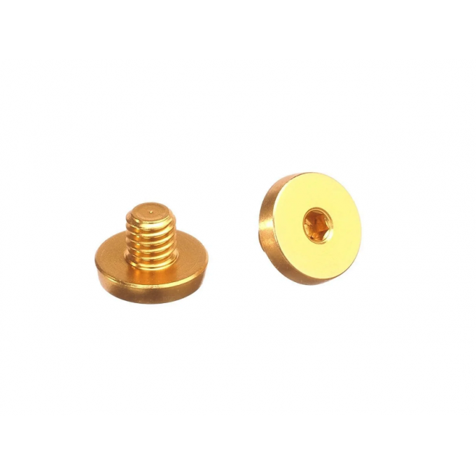 AIP 7075 Aluminum Type 5 Grip Screws - for Marui Hi-Capa GBB Airsoft - Gold