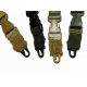 Tactical 1-point bungee strap, robust - olive