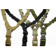 Tactical 1-point bungee strap, robust - sand