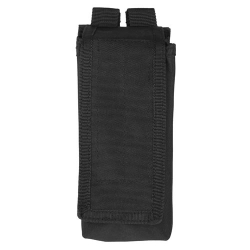 Pouch for 2 AK47 magazines with flap - Black