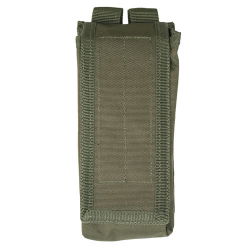 Pouch for 2 AK47 magazines with flap - Olive Green