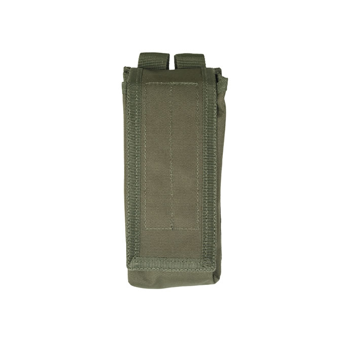 Pouch for 2 AK47 magazines with flap - Olive Green