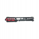 CTM FUKU-2 CNC Upper Set V2 for AAP-01, CUTOUT (Long) - Black / Red