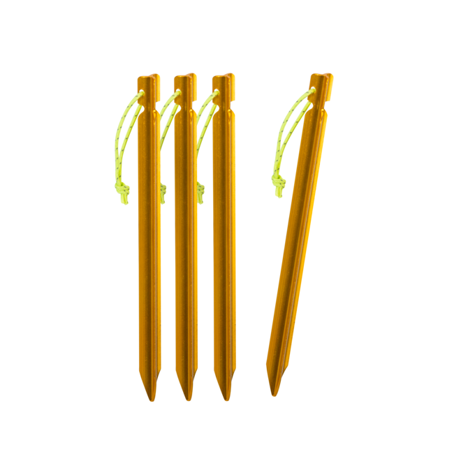 Kolíky hliníkové 4ks - oranžové