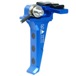 CNC Aluminum Advanced Speed Trigger (Style E) (Blue) for EVO