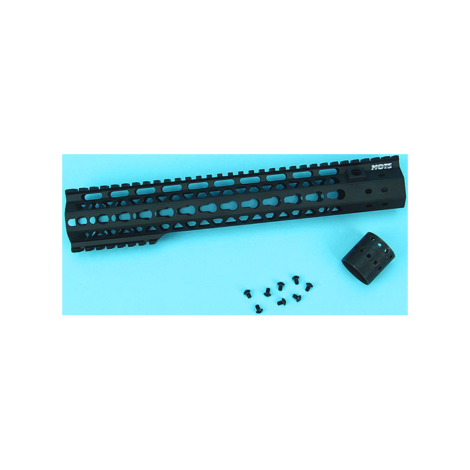 Předpažbí CNC Full MOTS 12,5" Keymod - černé