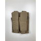 Molle Double 9mm Magazine Pouch - Coyote