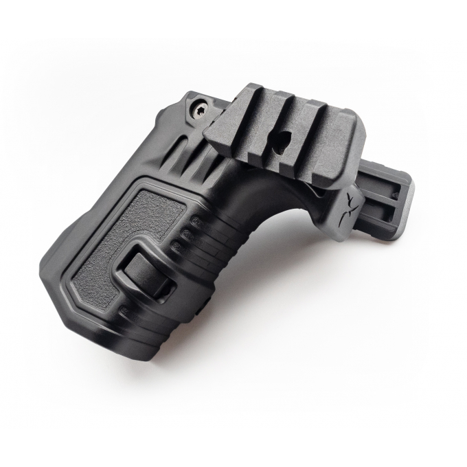 Taktická rukojeť s RIS pro náhradní zásobník pro AAP01 a Glock 17/18/19 - černá