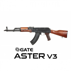 E&L AKM Essential GATE ASTER SE V3 - Čierna / drevo