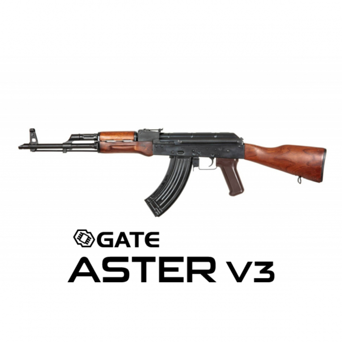E&L AKM Essential GATE ASTER SE V3 - Čierna / drevo