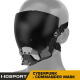 Cyberpunk Commander Maska - černá