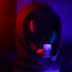 Cyberpunk Commander Maska - černá