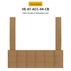 Chest Rig MOLLE Expansion panel - coyote
