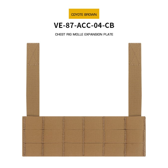 Chest Rig MOLLE Expansion panel - coyote