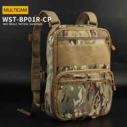 WST MOLLE Tactical FLAT Backpack - Multicam