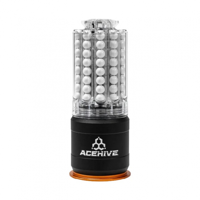 AceTech AceHive 40mm Gas Grenade, 80 BBs - Transparent
