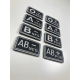 Blood patch AB NEG - TYPE B - black/white