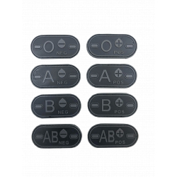 Blood patch B POS - TYPE D - black/grey