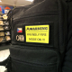 Patch ANAREUS Warning 3D PVC - version 3