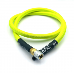 HPA 100cm hose with holster - neon green