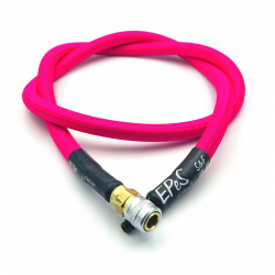 HPA 115cm hose with holster - neon pink