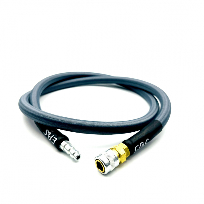 Hadice HPA 115cm s opletem - ocelově šedá