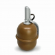 PYROSOFT Pyro-5G Airsoft Hand Grenade (Peas) - Brown