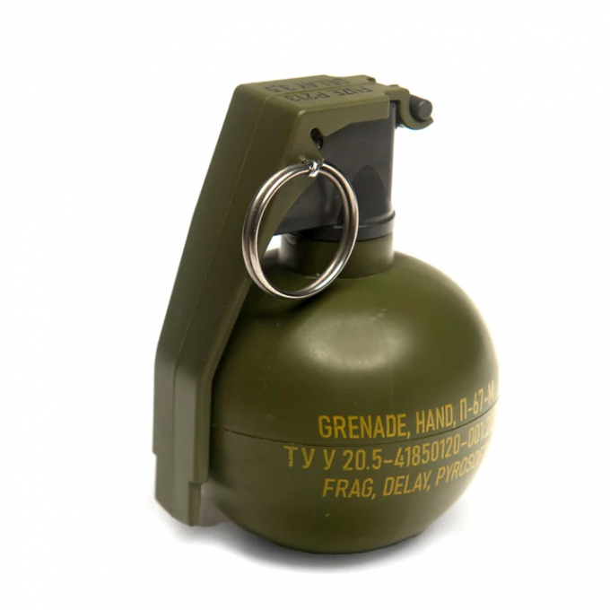PYROSOFT P-67M NATO Airsoft Hand Grenade (Chalk) - Green