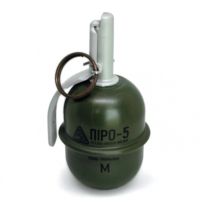 PYROSOFT airsoftový ručný granát Pyro-5M (krieda) - Zelená