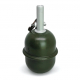 PYROSOFT airsoftový ručný granát Pyro-5M (krieda) - Zelená