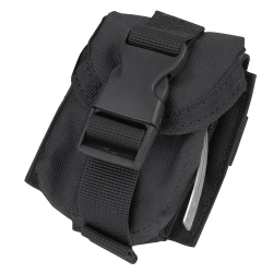 Pouch MOLLE for 1 hand grenade - black