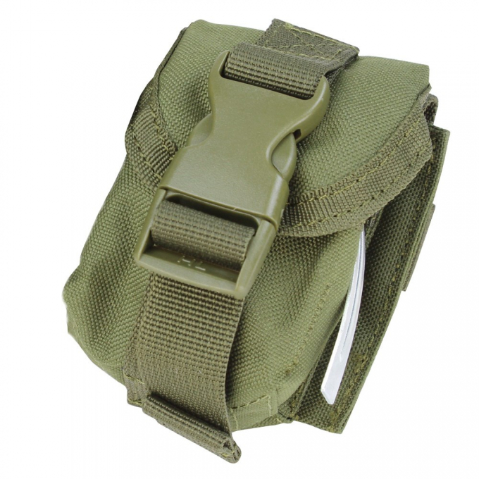 Pouch MOLLE for 1 hand grenade - green