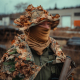 KMCS Boonie Hat with Next Gen 3D leafs - Wooden Floor