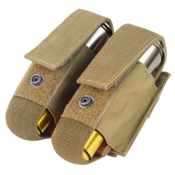 Pouch MOLLE for two 40mm grenades - coyote